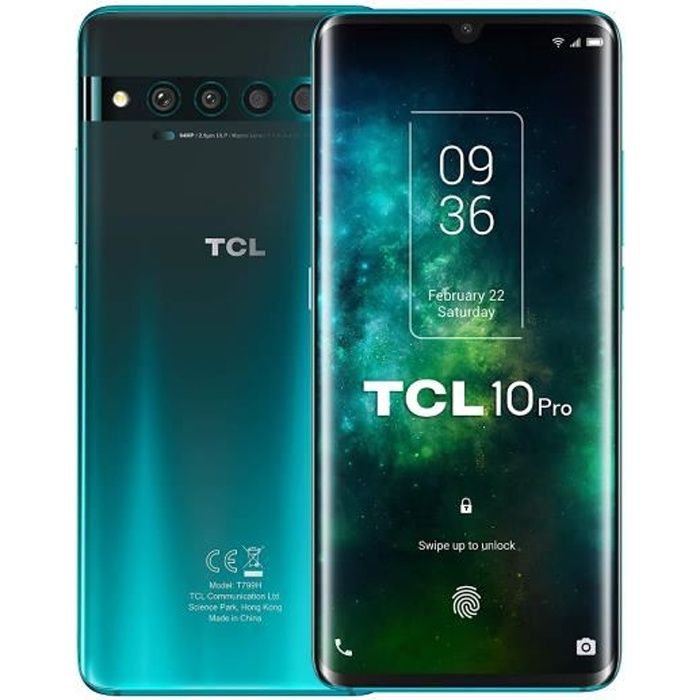 TCL 10 Pro 6Go/128Go Vert (Forest Mist Green) Dual SIM T799H