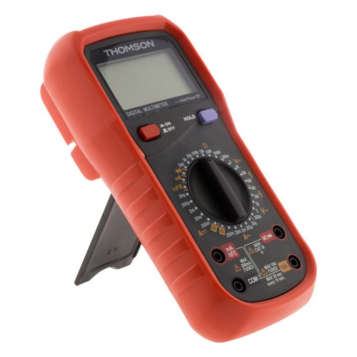 THOMSON Multimètre digital antichoc - 8 Fonctions CAT III 600V
