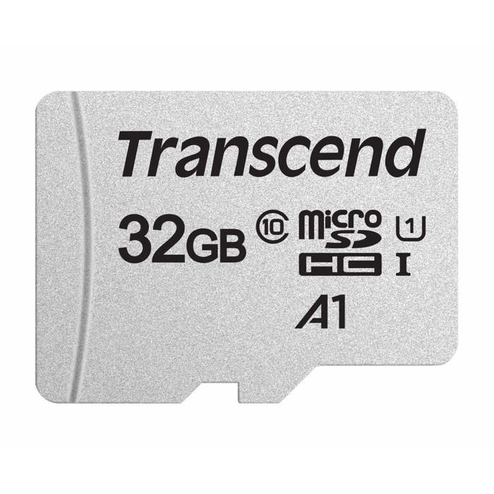 TRANSCEND 300S Carte mémoire flash - 32 Go - UHS-I U1 / Class10 - Micro SDHC