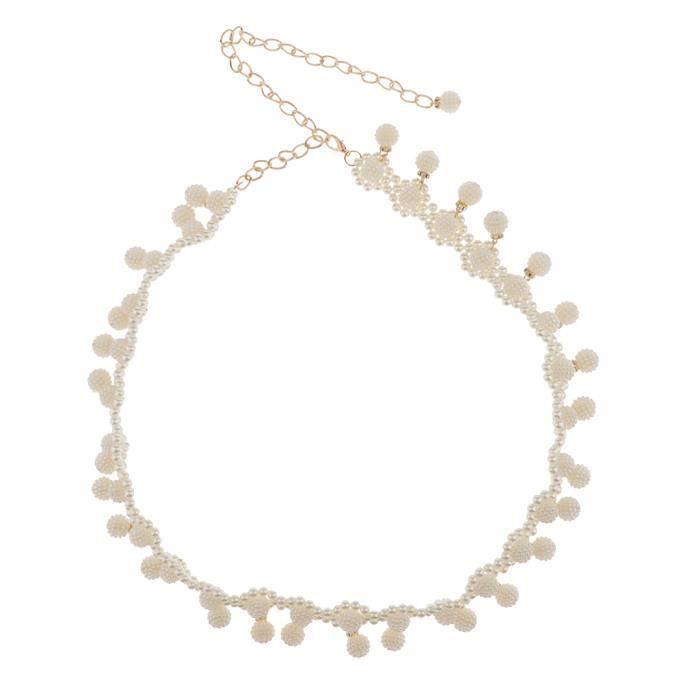 CHAINE DE COU VENDUE SEULE Ceinture de chaîne de taille de perle de 1 morceau