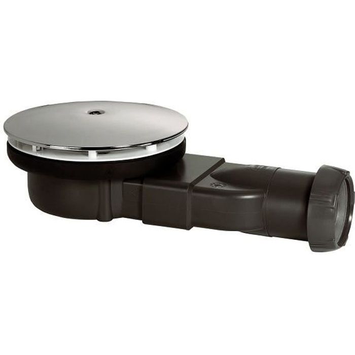 Bonde de douche slim pour receveur extra plat diamétre 90