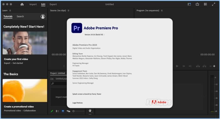 Adobe Premiere Pro 2024 (v24.3.0.059) derniere version avie