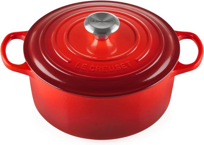 Cocotte ronde en fonte crème, diam 24cm - KCPI40CRAC - KITCHENAID | Francis BATT
