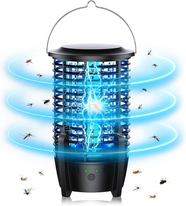 Lampe Anti Moustique, seenlast 6W Tue Mouche Electrique Interieur UV Tueur d 'Insectes Électrique Piège à Moustique Destructeur d' Insectes Attrape Mouche pour Chambre Cuisine Salon (Noir Lampe Anti Moustique, seenlast 6W Tue Mouche Electrique Interieur UV Tueur d 'Insectes Électrique Piège à Moustique Destructeur d' Insectes Attrape Mouche pour Chambre Cuisine Salon (Noir