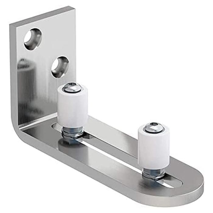 Ajustable Guide de Plancher Mur / porte Guide Inférieur Pour Porte en Bois Coulissante Acier inoxydable