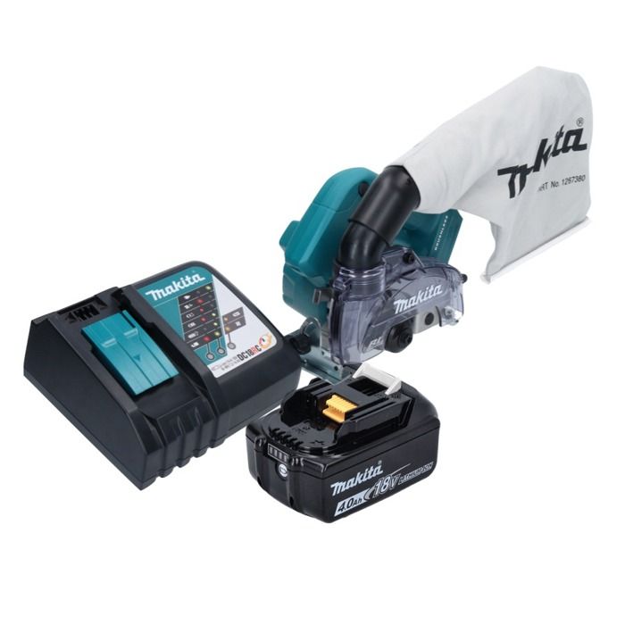 Makita DCC500RM1 Scie circulaire sans fil 125mm Brushless 18V + 1x Batterie 4 0Ah + Chargeur - vue 2