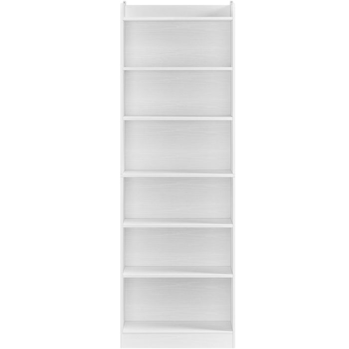 Yaheetech Bibliothèque sur Pieds Étagère de Rangement avec 7 Compartiments Ouverts Hauteur 180 cm Blanc Yaheetech Bibliothèque sur Pieds Étagère de Rangement avec 7 Compartiments Ouverts Hauteur 180 cm Blanc