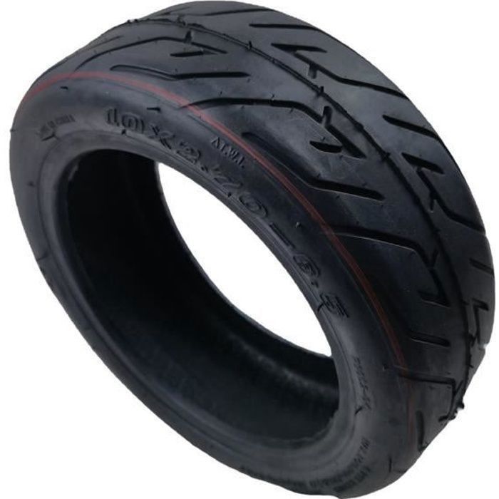 Pneu Solide 10x2.70-6.5 pour Scooter lectrique Noir noir DEMONTE-PNEU