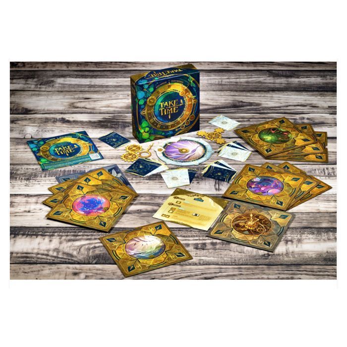 LIBELLUD - Take Time Jeu de société coopératif pour 1 à 4 joueurs - Dès 10 ans - 30 min - jeu dénigmes avec des horloges