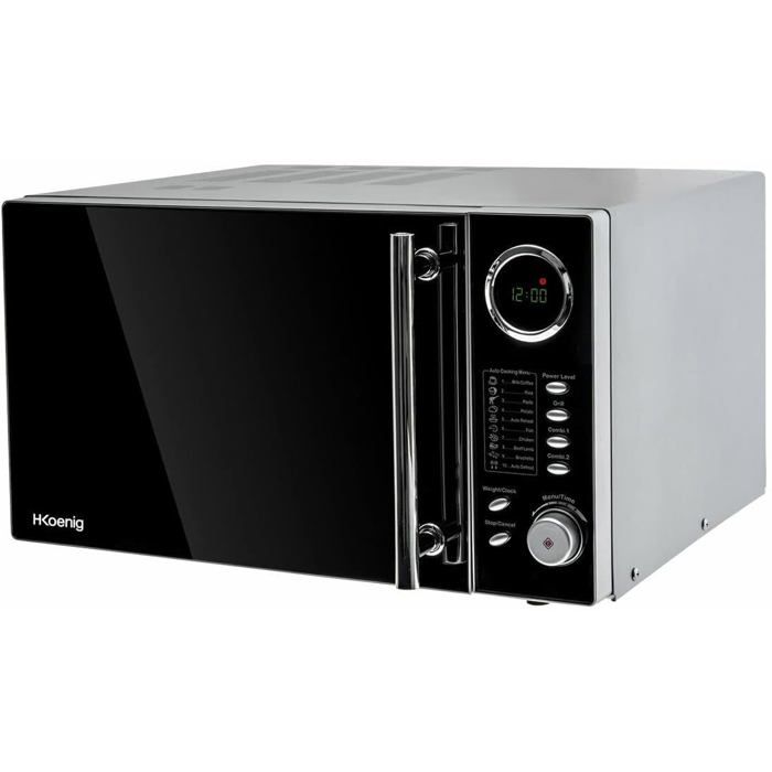 Micro-ondes multifonction - SUTEO - 25L - 1000W - Plateau tournant 27cm - 10 modes de cuisson - Décongélation express - Suteo