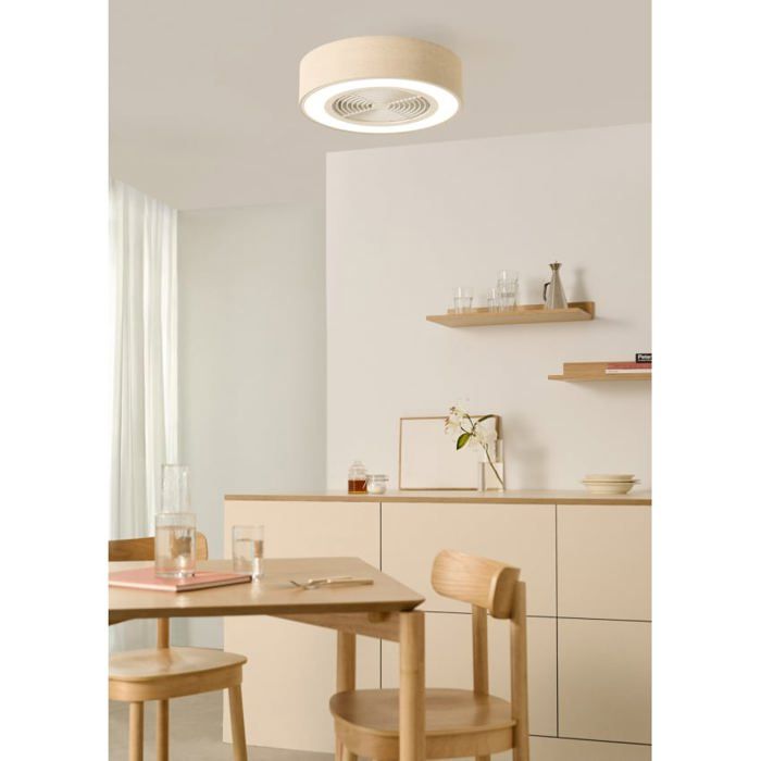 Ventilateur de plafond silencieux - CREATE - Pales rétractables - Fonction hiver/été - Contrôle mobile via WiFi