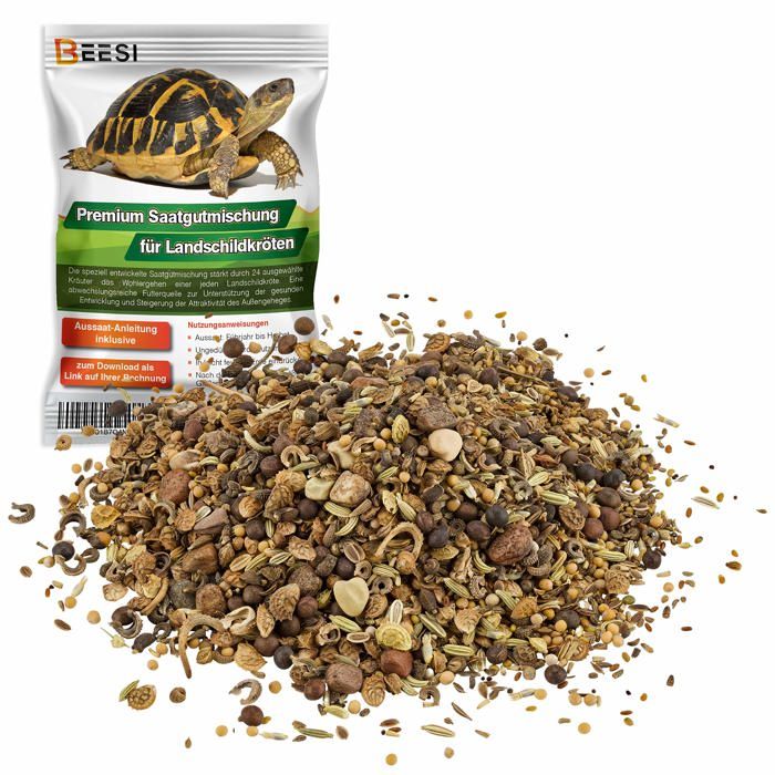 100 g de mélange de graines de tortues pour plantes fourragères avec instructions de semis (français non garanti) herbes