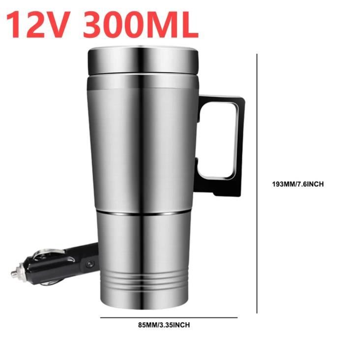 Bouilloire de Voiture Tasse Chauffante Électrique Portable en Acier Inoxydable Allume-Cigare Bouilloire de Voiture Mug Thermos de Voyage Électrique Bouilloire de Voiture Tasse Chauffante Électrique Portable en Acier Inoxydable Allume-Cigare Bouilloire de Voiture Mug Thermos de Voyage Électrique