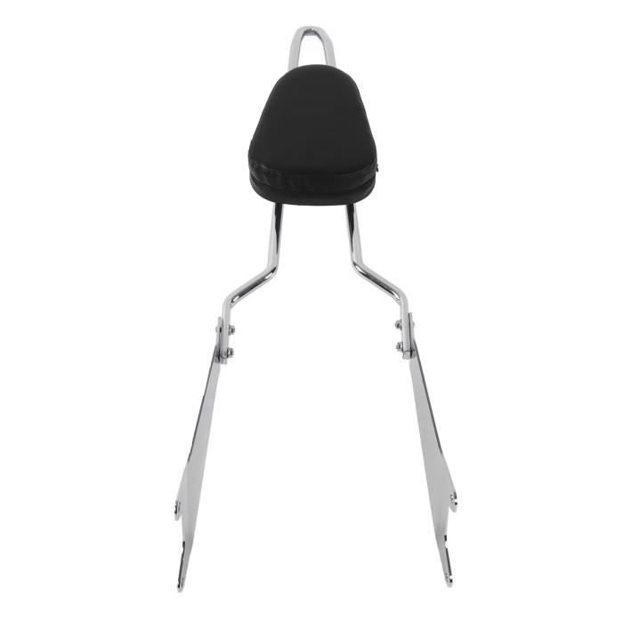 HDBUBALUS Dossier passager amovible pour moto Sissy Bar compatible avec Harley Touring Road King, Glide Street, Electra 2009-2025