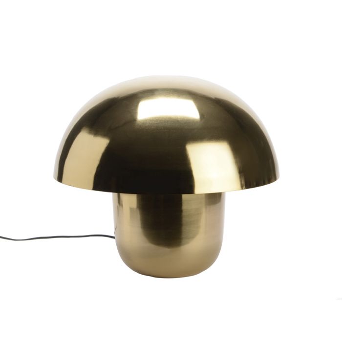Lampe Champignon Dorée 38 cm