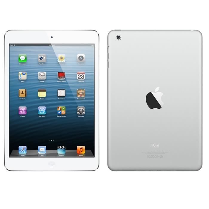 Apple iPad mini 1 7.9 Pouces Ecran iOS 6 Dual-core à 1,0 GHz Cortex-A9 32  Go 5 MP Wifi Bluetooth Déverrouillé Reconditionné Blanc - Cdiscount  Informatique