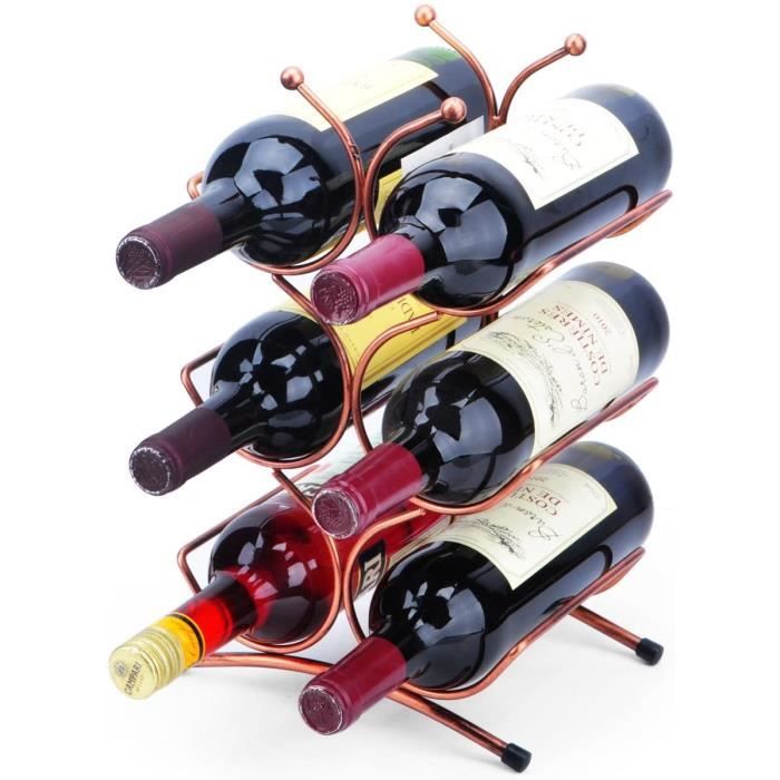 Autoportant Casier à Vin Bouteille de Vin 6 Bouteilles Casier à Vin ...