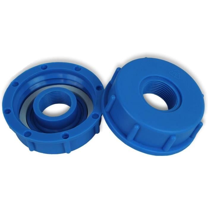 Tuyau,24mm Blue--Tuyau D'eau Ibc S60x6 À Filetage Grossier, Capuchon De