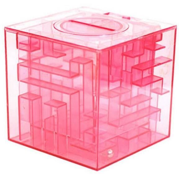 Puzzle Cube Magique Labyrinthe 3D pour Bébé et Enfant, Tirelire à