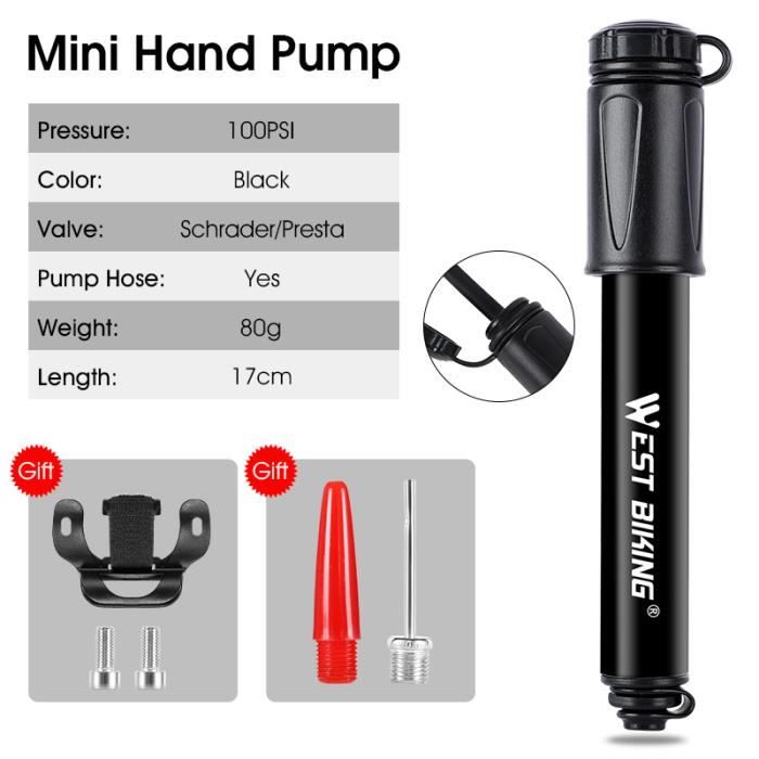West biking mini pump 100 psi discount