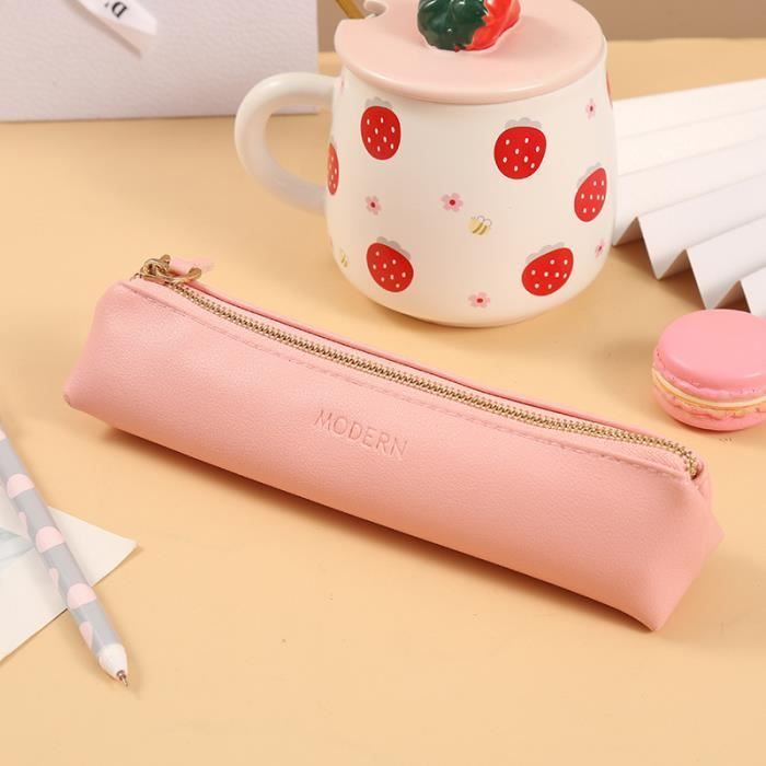 Trousse à Crayons Imprimée Manga/anime – Deux Compartiments, Toile Robuste – Pour Fournitures Scolaires, Maquillage, Voyage