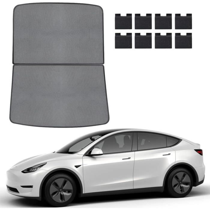 Pare-soleil Double Couche Pour Toit Et Coffre Tesla Model Y - Occasion Noir