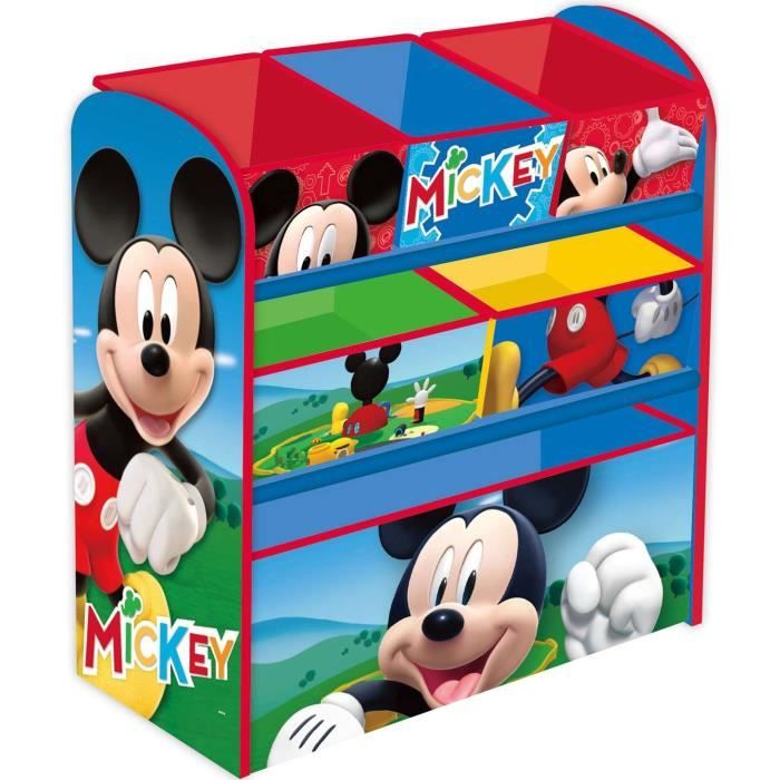 Porte-jouets 6 bacs Mickey Mouse