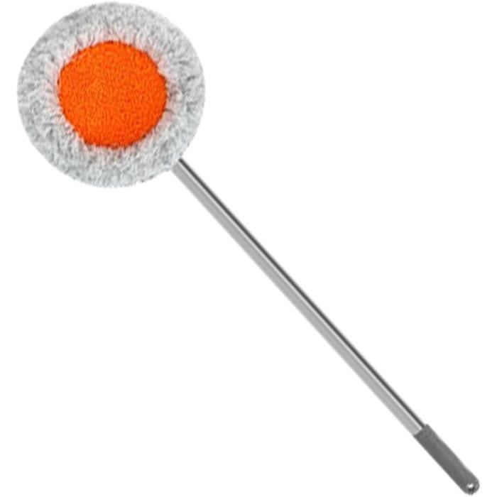 Balai Humide Robuste DALIPER - Manche Réglable Jusqu'à 147,3 Cm - Tête En Coton Lavable - Pour Sols Carrelés, Bois, Garage, Atelier - 4