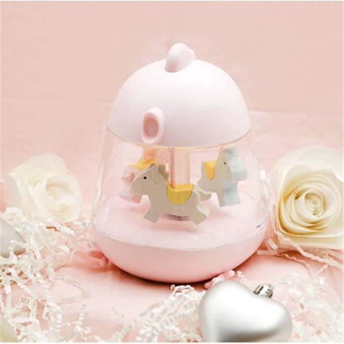 Veilleuse Neutre Carrousel Musique Lumiere Douce Charge Lumiere De Nuit Rose Hg Cdiscount Puericulture Eveil Bebe