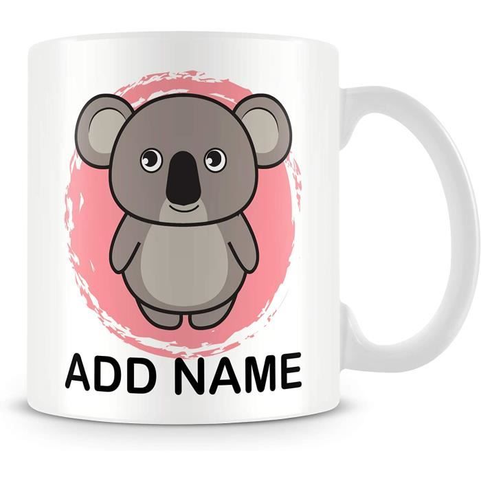 Mug Cochon - Tasse Personnalisée avec Nom - Cadeau pour Enfants-Koala{CD2503988}  - Cdiscount Puériculture & Eveil bébé