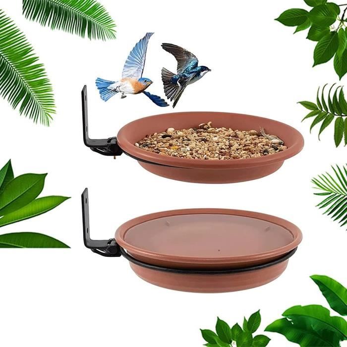 A N Support d'extérieur pour bain d'oiseaux en résine, mangeoire à oiseaux  sur pied pour jardin, abreuvoir à oiseaux pour la m[1025] - Cdiscount