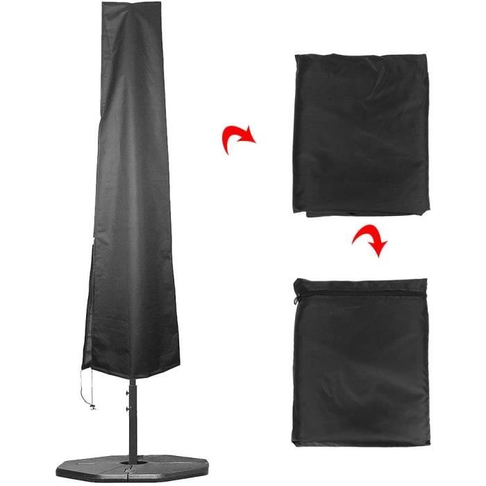Couvercle De Protection Pour Parasol - Housse Embout Plastique Noir, Remplacement Facile, Pour Parapluie De Jardin