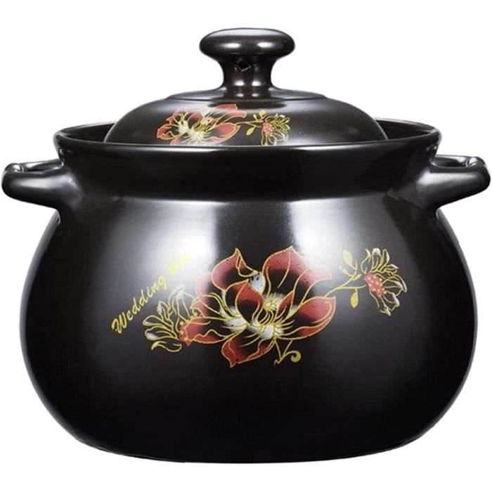 Casserole En Terre Cuite Barro Classic 40 Cm - Compatible Induction, Vitrocéramique Et Gaz - Fabriquée En Espagne