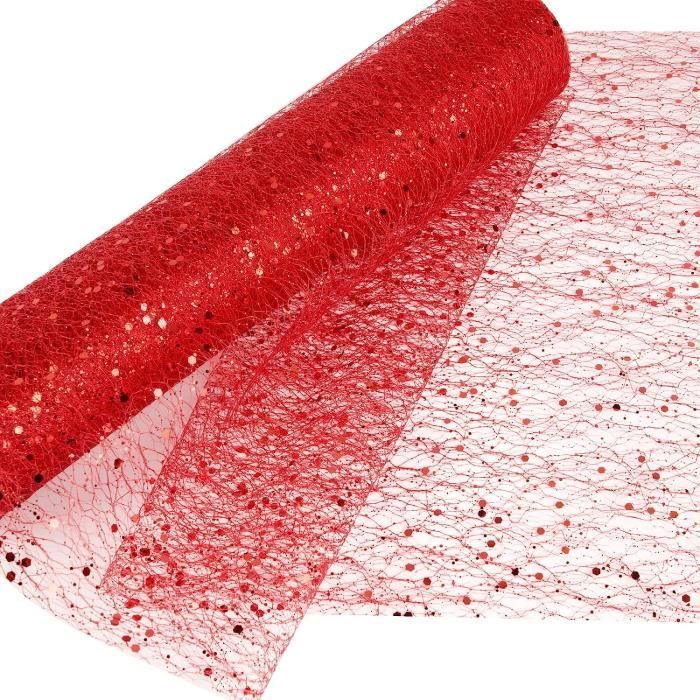 DECARETA Rouleau De Tulle Bleu 30cm X 50m - Ruban Tulle Mariage Et Décoration