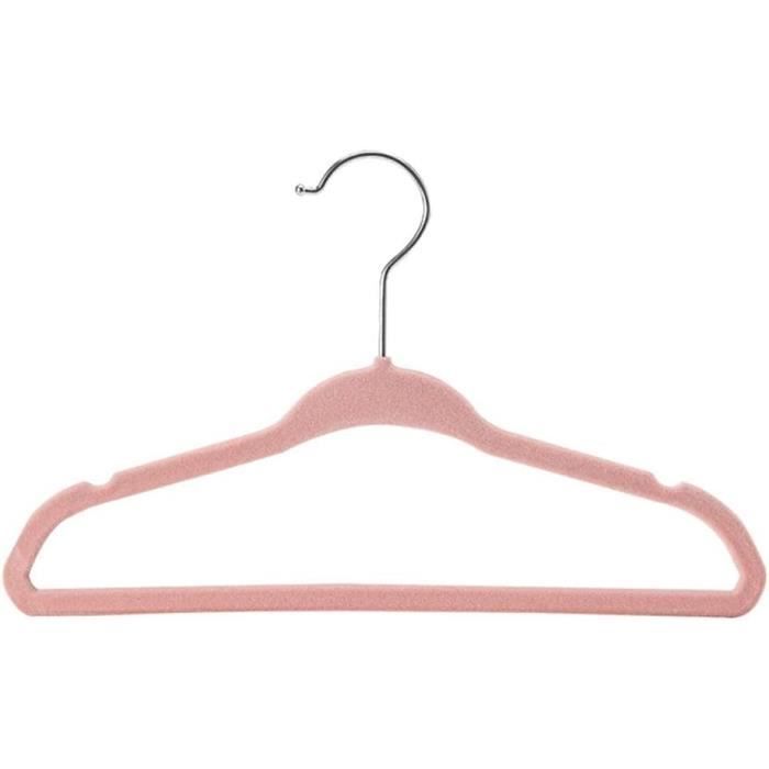 Wellong Cintres Velours 32 Pièces Pour Enfants 35cm - Cintres Antidérapants Bleu