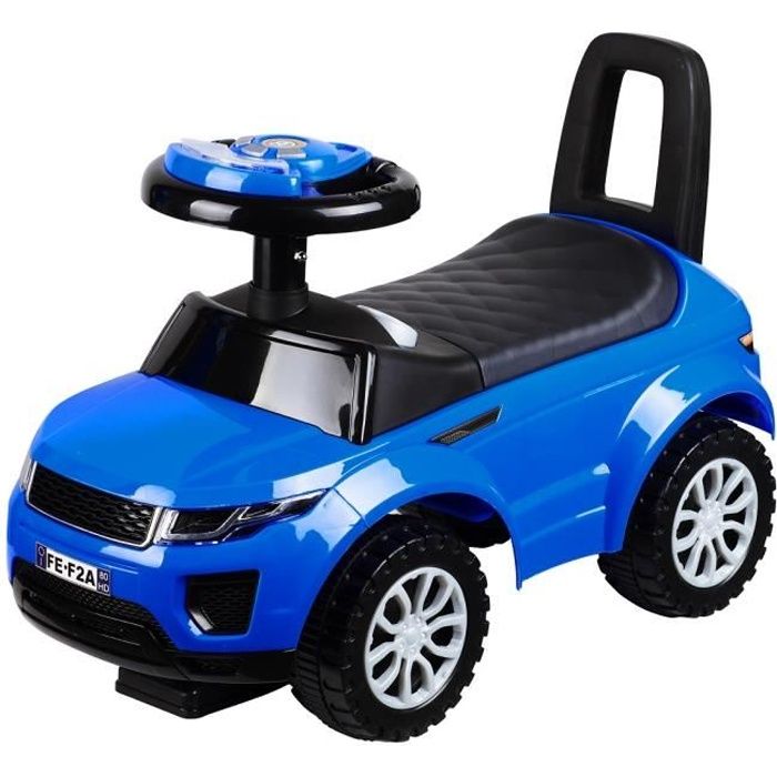 Porteur bébé « voiture bleue » avec musique et lumière, pousseur et  trotteur - Cdiscount Jeux - Jouets