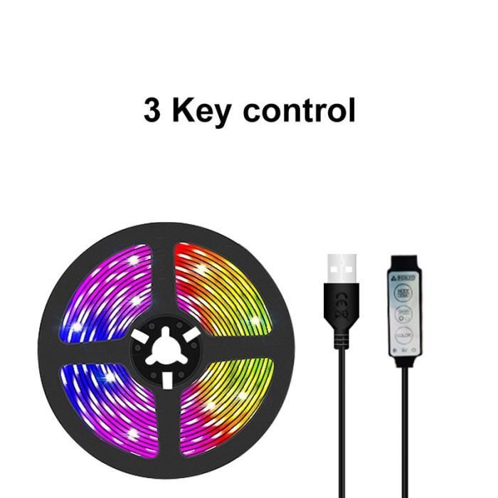 Bande LED COB USB 5V - 0.5m, 320 LED/m, Blanc Froid 6000K - Flexible, Adhésif 3M - Pour Rétroéclairage TV, Armoire