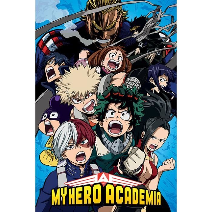 Affiche My Hero Academia Groupe Cobalt Blast Achat Vente Affiche Poster Affiche My Hero Academia Cdiscount