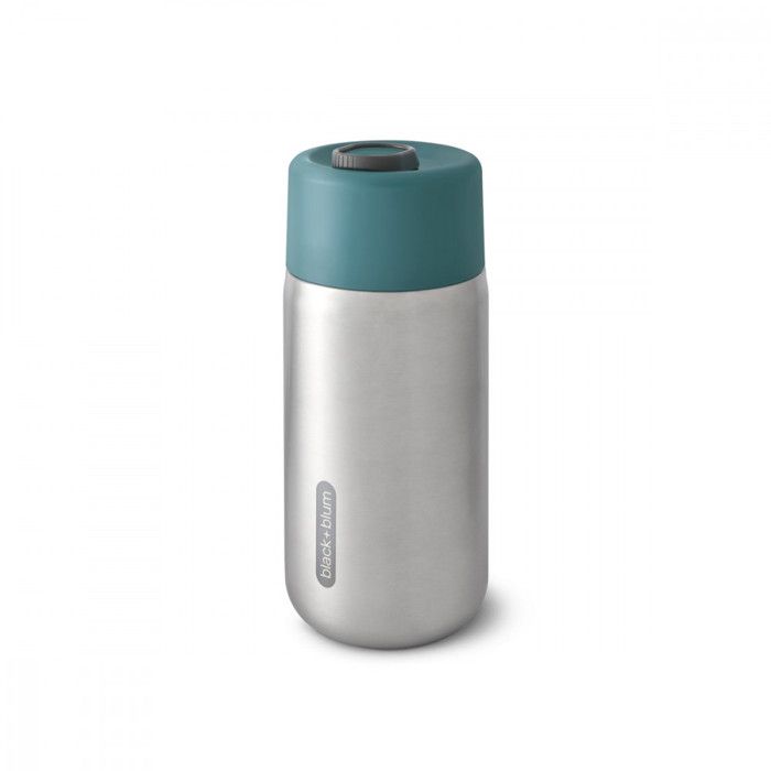 Tasse nomade isotherme - Black and Blum - Bleu - Couvercle 100% étanche verrouillable - Garde chaud 5h / froid 8h - 340 ml Tasse nomade isotherme - Black and Blum - Bleu - Couvercle 100% étanche verrouillable - Garde chaud 5h / froid 8h - 340 ml