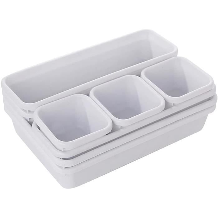 BLANCHE PLASTIQUE PLATEAU Miroir Vintage Plateaux De Fruits