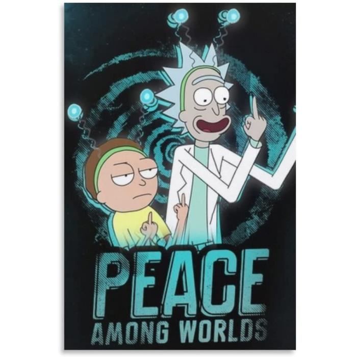 Impression Sur Toile Rick And Morty - Décoration Murale Pour Salon