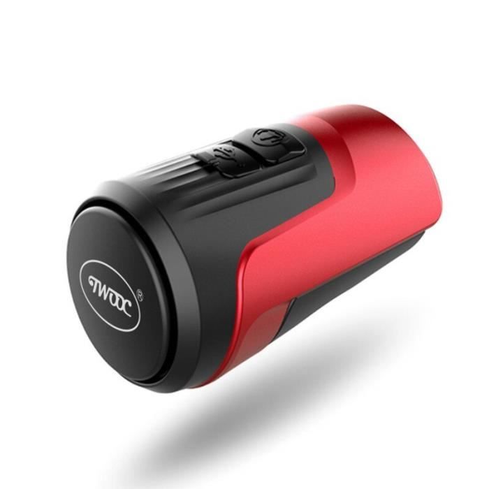 Klaxon Vélo Électrique Puissant 130dB - Rechargeable USB Réglable 3 Volumes