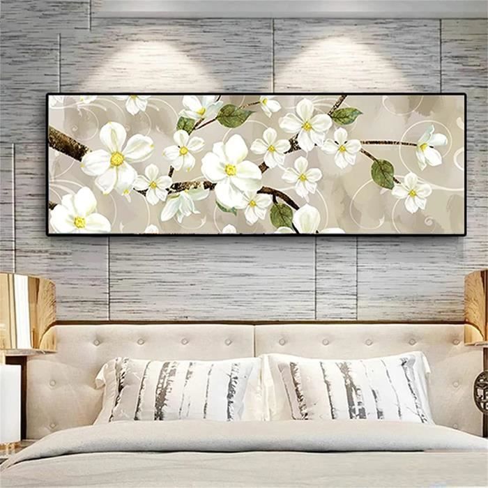 Kit De Peinture Diamant 5D Fleurs - 30x40 Cm - DIY Artisanat Déco Murale Pour Adultes, Débutants