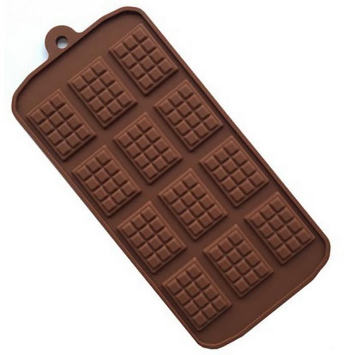 Moules à Chocolat En Silicone - Lot De 3 - 20x18x2cm - Pour Chocolats De Dubai Et Barres Énergétiques