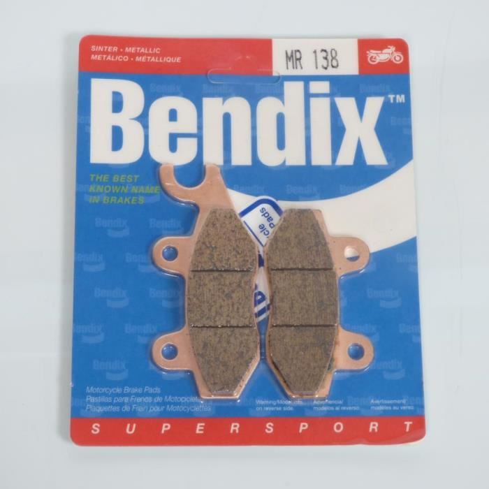Plaquette de frein Bendix pour moto Cagiva 1000 Navigator 2000-2005 MR138 / arrière