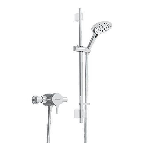 Bristan Flûte exposés Séquentielle de douche avec réglable kit Colonne de douche, Chrome FLT