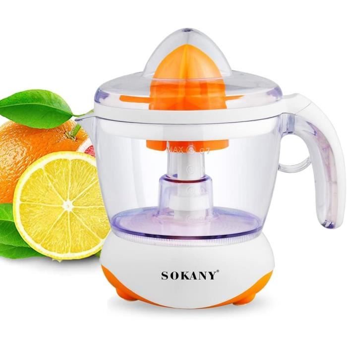 Presse-Agrumes Électrique Dictrolux 30W - Blanc - Idéal Jus D'Orange