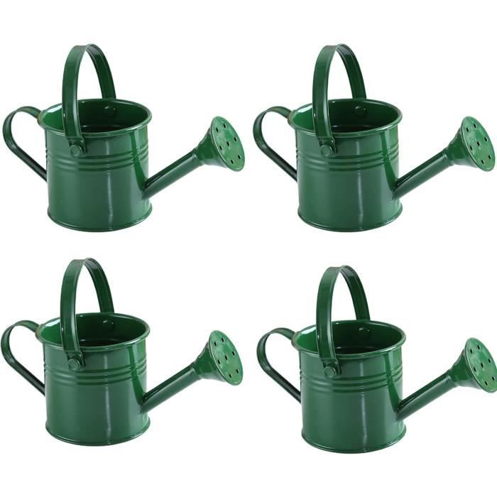 Lot De 4 Arrosoirs Pour Enfants En Plastique - 11x8x7,5 Cm, Couleurs Aléatoires - Jouet De Bain, Plage, Jardinage, Pour Tout-petits - 6