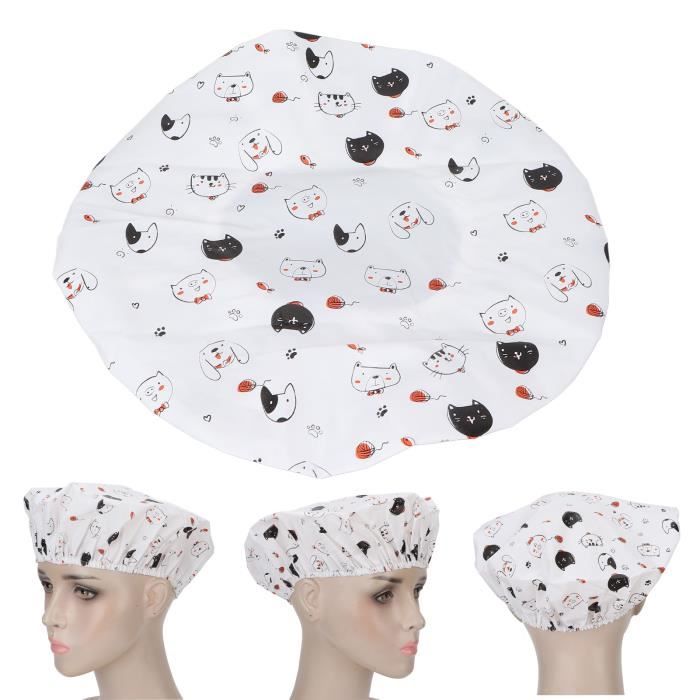 Bonnet De Bain Vintage Fleuri Pour Femmes - Élégant, élastique, Style Rétro Pétales Rose Pour Piscine Et Natation