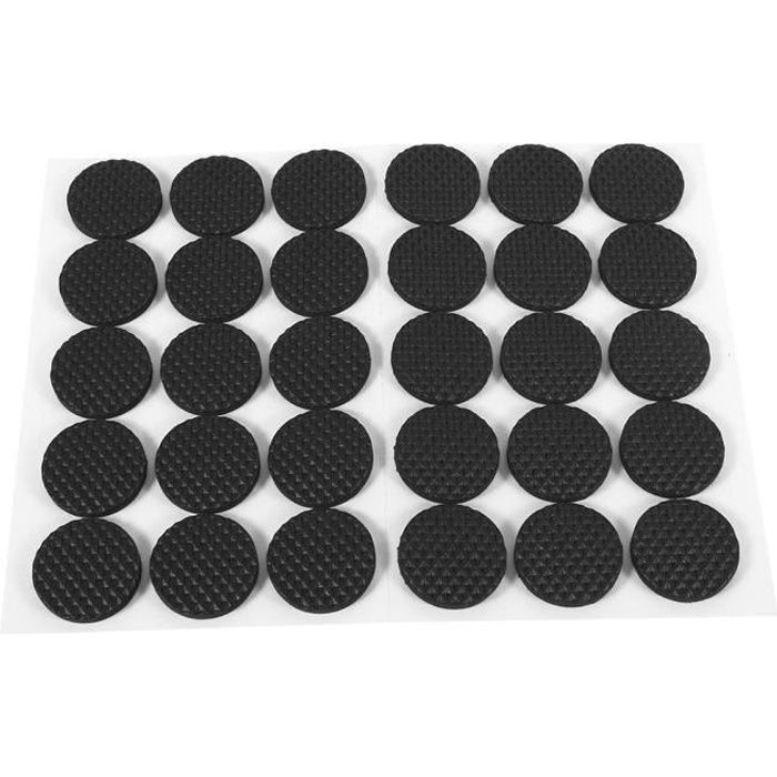 Pieds En Caoutchouc Uxcell – D50 X H30 Mm – Lot De 4 – Noirs